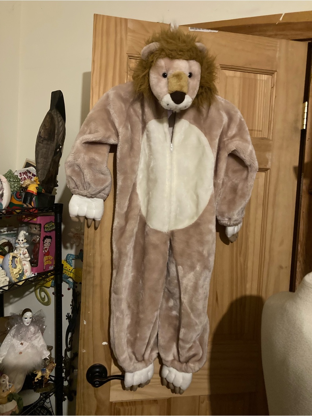 Vintage Chrisha Playful Plush lion Halloween costume for kids